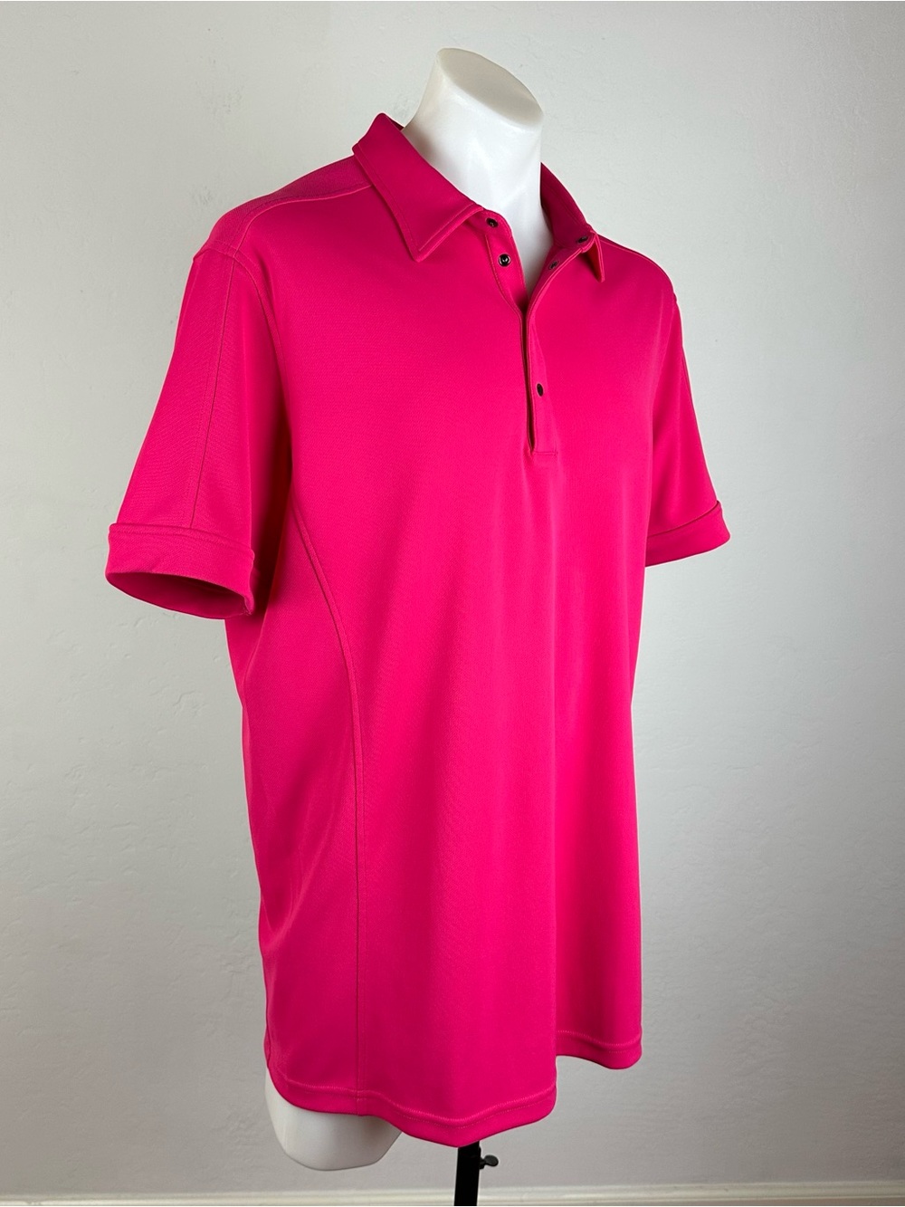 NWOT Galvin Green Men's Vibrant Pink Performance Golf Polo